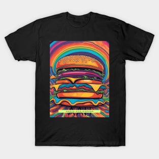 Trippy Drippy Burger T-Shirt